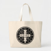 St. Benedict Medal Jumbo Tas (en andere) (Voorkant)