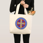 St. Benedict Medal Jumbo Tas (en andere) (Voorkant (product))