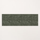 St. Benedict Medal met Latijns gebed Yogamat (Achterkant (horizontaal))