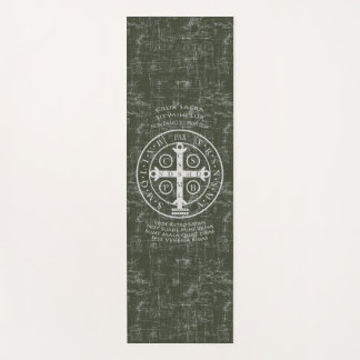 St. Benedict Medal met Latijns gebed Yogamat
