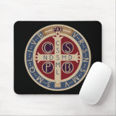 St. Benedict Medal Mousepad Muismat (Met muis)
