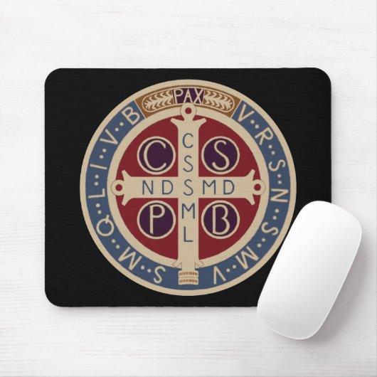 St. Benedict Medal Mousepad Muismat (Met muis)