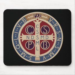 St. Benedict Medal Mousepad Muismat