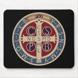 St. Benedict Medal Mousepad Muismat