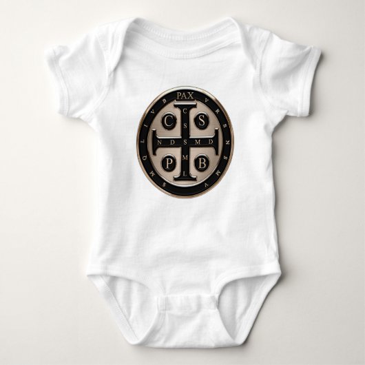 St. Benedict Medal Romper (Voorkant)