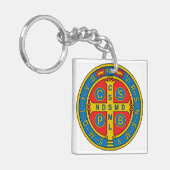 St. Benedict Medal Sleutelhanger (Voorkant Links)