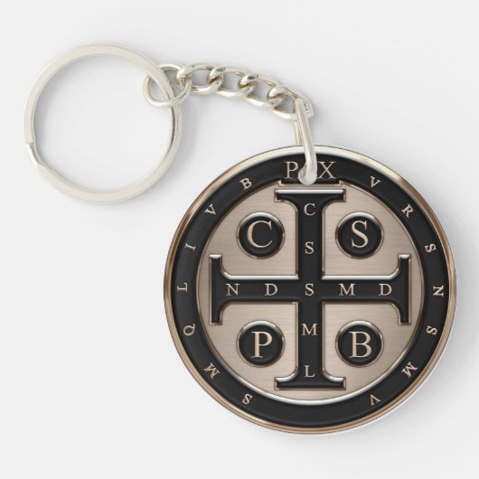St. Benedict Medal Sleutelhanger (Voorkant)