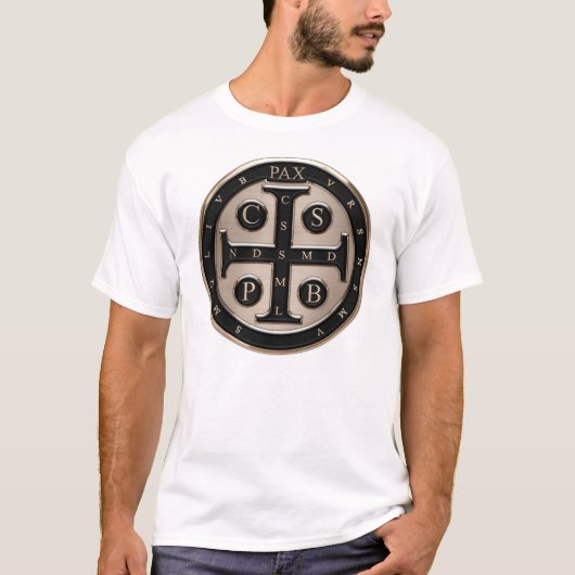 St. Benedict Medal T-shirt (Voorkant)