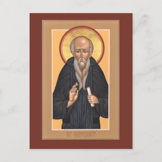 St. Benedict Prayer Card Briefkaart (Voorkant)