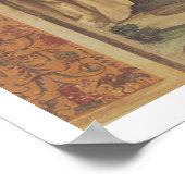 St. Benedict tegen een landschap, van het leven to Poster (Hoek)