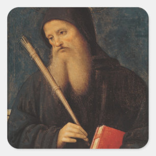 St. Benedict Vierkante Sticker