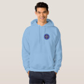 St. Benedictus Medal op elk kleurloos Sweatshirt (Voorkant volledig)