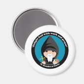 St. Benedictus Nursia Magneet (Voorkant / Achterkant)