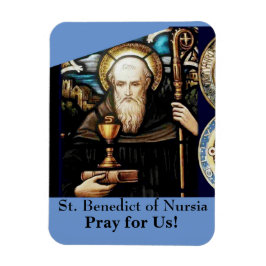St. Benedictus Nursia Magneet