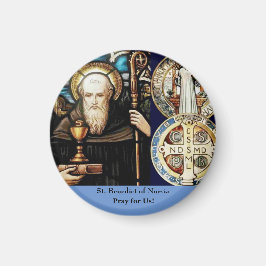 St. Benedictus Nursia Magneet