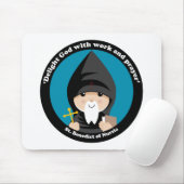 St. Benedictus Nursia Muismat (Met muis)