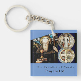 St. Benedictus Nursia Sleutelhanger