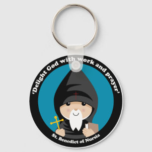 St. Benedictus Nursia Sleutelhanger
