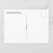 St. Benedictus of Nursia (JM 07) Briefkaart (Achterkant)