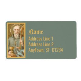 St. Benedictus of Nursia (JM 07) Etiket