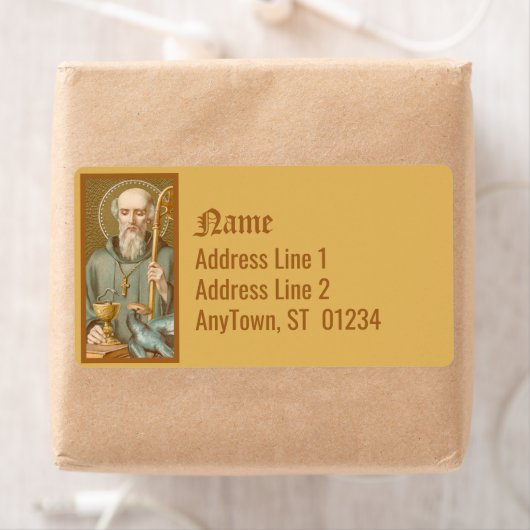 St. Benedictus of Nursia (JM 07) Etiket (Insitu)