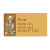 St. Benedictus of Nursia (JM 07) Etiket (Voorkant)