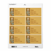 St. Benedictus of Nursia (JM 07) Etiket (Full Sheet)