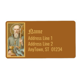 St. Benedictus of Nursia (JM 07) Etiket