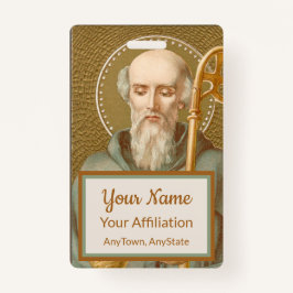 St. Benedictus of Nursia (JM 07; Stijl 2) Badge