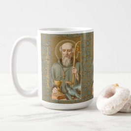 St. Benedictus of Nursia (JM 07; Stijl 3) Koffiemok