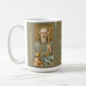 St. Benedictus of Nursia (JM 07; Stijl 3) Koffiemok (Links)