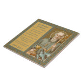 St. Benedictus of Nursia (JM 07) Tegeltje (Zijkant)