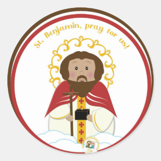 St. Benjamin Ronde Sticker