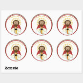 St. Benjamin Ronde Sticker (Vel)