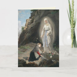 St. Bernadette Katholieke Religieuze Sint Nun Card Kaart