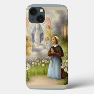 St. Bernadette Lourdes katholieke gevlekte maagd iPhone 13 Hoesje