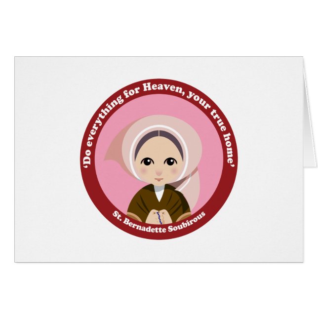 St. Bernadette Soubirous (Voorkant Horizontaal)
