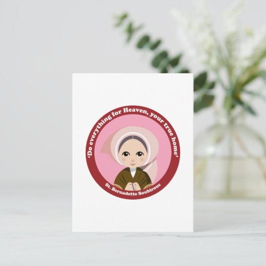 St. Bernadette Soubirous Briefkaart (Staand voorkant)