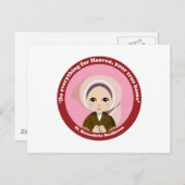 St. Bernadette Soubirous Briefkaart (Voorkant / Achterkant)