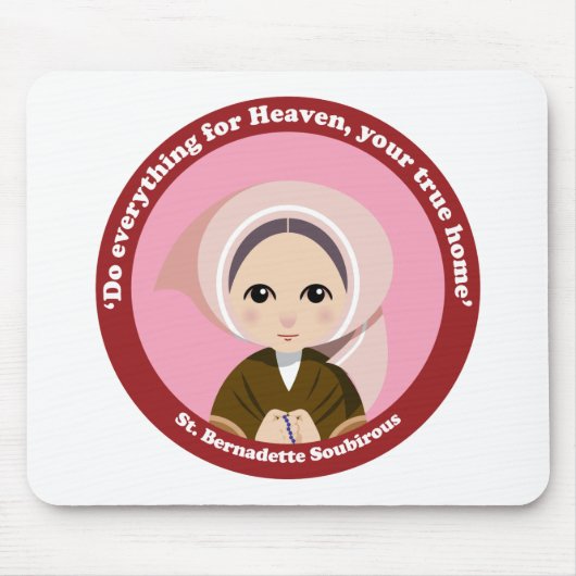 St. Bernadette Soubirous Muismat (Voorkant)