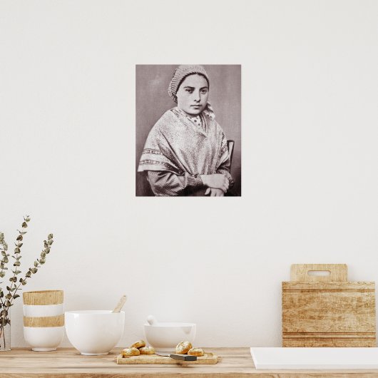 St. Bernadette Soubirous Poster (Keuken)