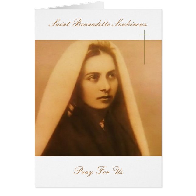 St. Bernadette Soubirous Pray for us (Voorkant)