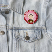 St. Bernadette Soubirous Ronde Button 5,7 Cm (In situ)