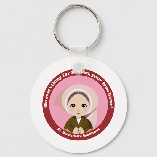 St. Bernadette Soubirous Sleutelhanger (Voorkant)