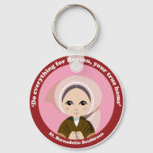 St. Bernadette Soubirous Sleutelhanger (Voorkant)