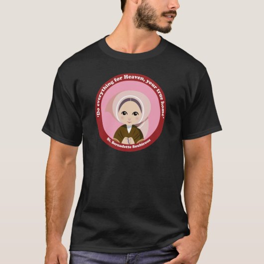 St. Bernadette Soubirous T-shirt (Voorkant)