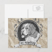 ST. BERNARD (2) BRIEFKAART (Voorkant / Achterkant)