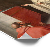 St Bernard And The Virgin Poster (Hoek)