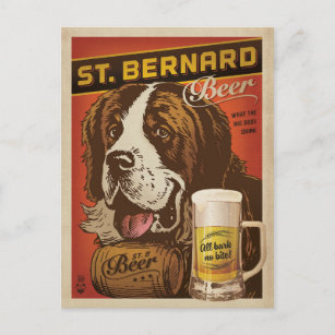 St. Bernard Beer Briefkaart