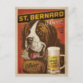 St. Bernard Beer Briefkaart (Voorkant)